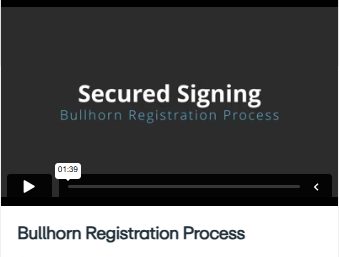 Bullhorn Registration Process